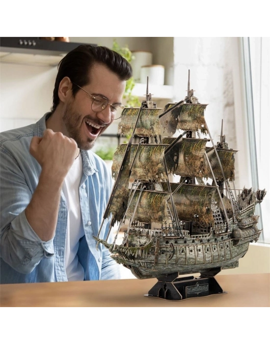 Uçan Hollandalı Gemisi 3D Puzzle Karanlıkta Parlayan