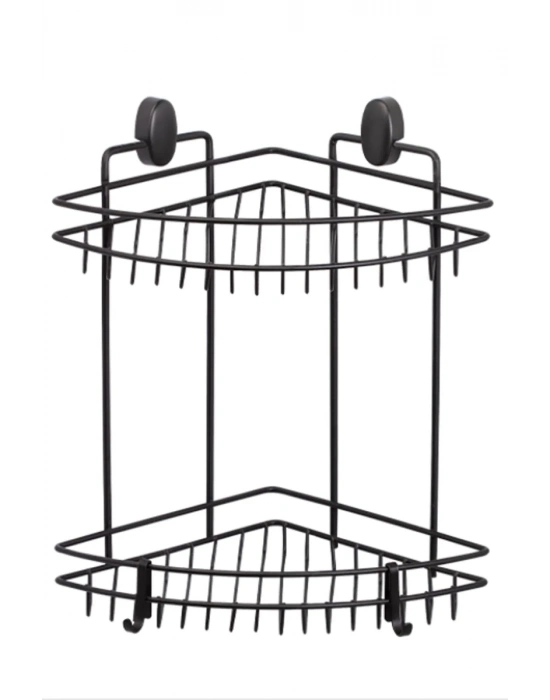 Üçgen Köşelik Pasifik İki Katlı 22 Cm Dübelli Siyah Royaleks-DS-734