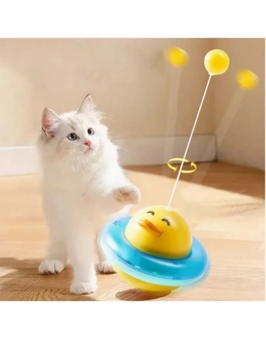 UFO Şekilli Ördek Kedi Oyuncağı