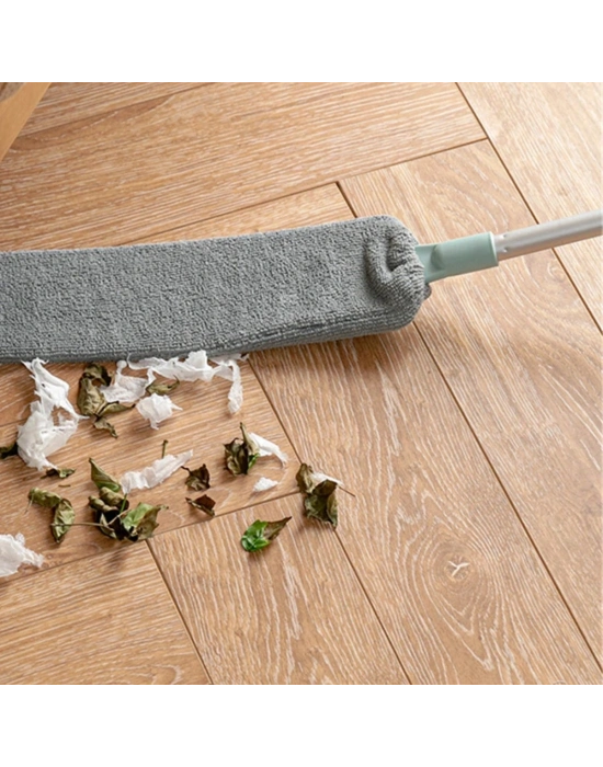 Ulaşılması Zor Yüzeyler İçin Esnek Toz Alma Aparatı Uzayan Sap