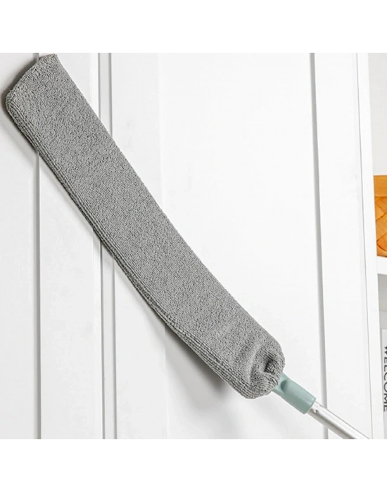 Ulaşılması Zor Yüzeyler İçin Esnek Toz Alma Aparatı Uzayan Sap