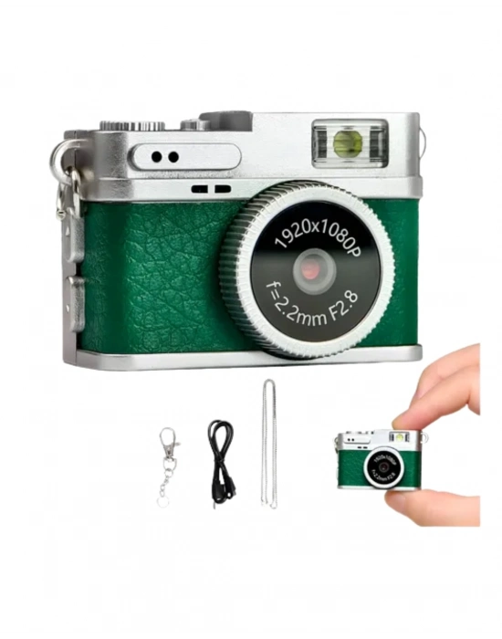 ® Ultra Kompakt Mini Fotoğraf Makinesi 4K HD Video Selfie Kamerası