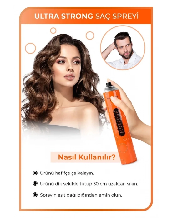 Ultra Strong Saç Spreyi 400 ML - mrfs