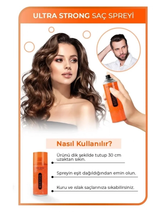 Ultra Strong Saç Spreyi 75 ML - Güçlü Tutuş - mrfs