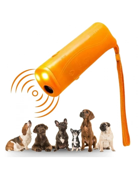®  Ultrasonik Köpeksavar Köpek Kovucu Köpek Kornası Eğitim Cihazı