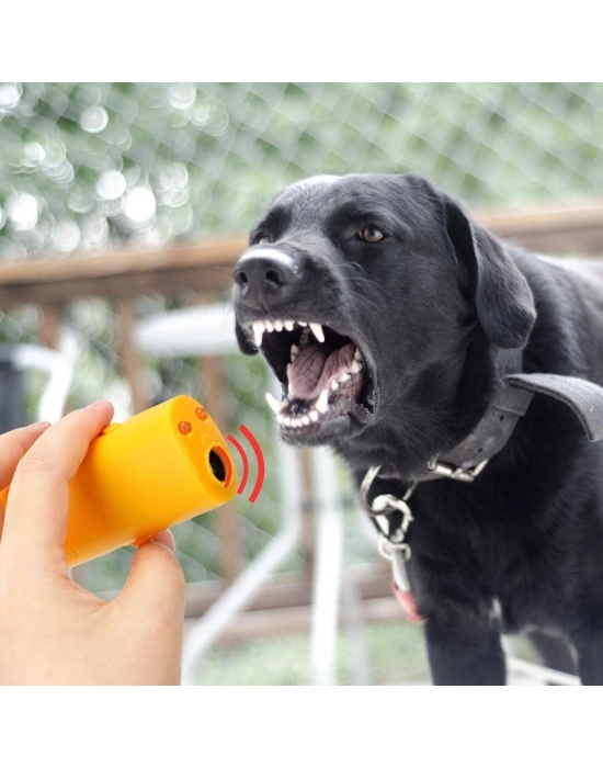 ®  Ultrasonik Köpeksavar Köpek Kovucu Köpek Kornası Eğitim Cihazı