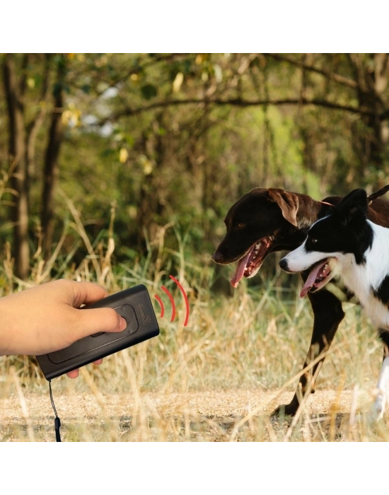 Ultrasonik Zarar Vermeyen Köpek Uzaklaştırıcı Ve Eğitici Cihaz