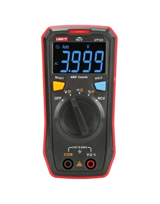 Uni-t UT123 Cep Tipi Dijital Led Ekranlı Multimetre