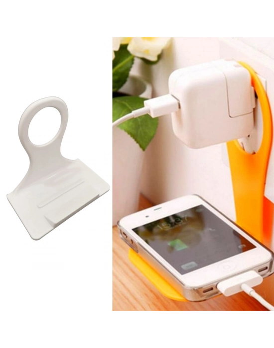 ®  Universal Mobil Şarj Priz Askısı ve Telefon Tablet  Tutucu Stand