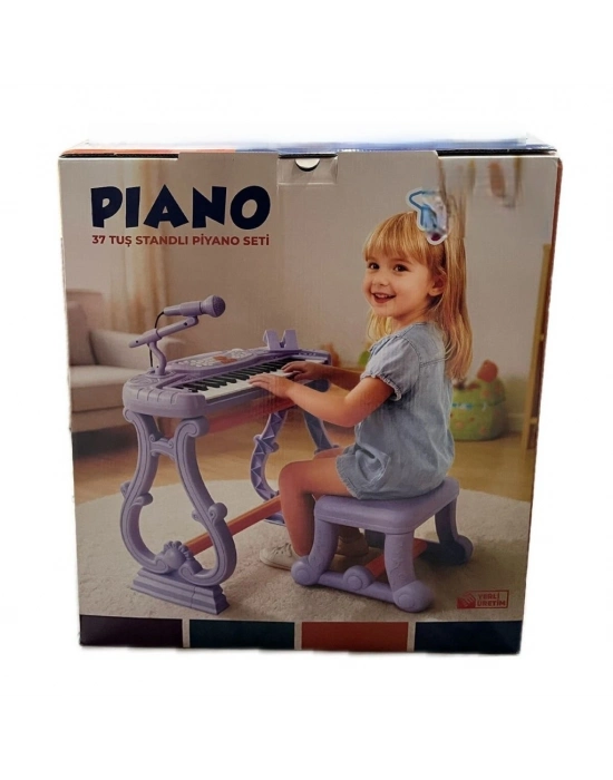 URT033-003 AYAKLI 37 TUŞ PİANO ORG - LİLA