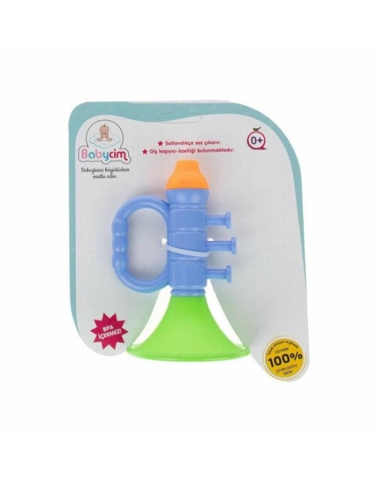 ® URT038-007 BABYCİM TRAMPET SESLİ ÇINGIRAK -BRL
