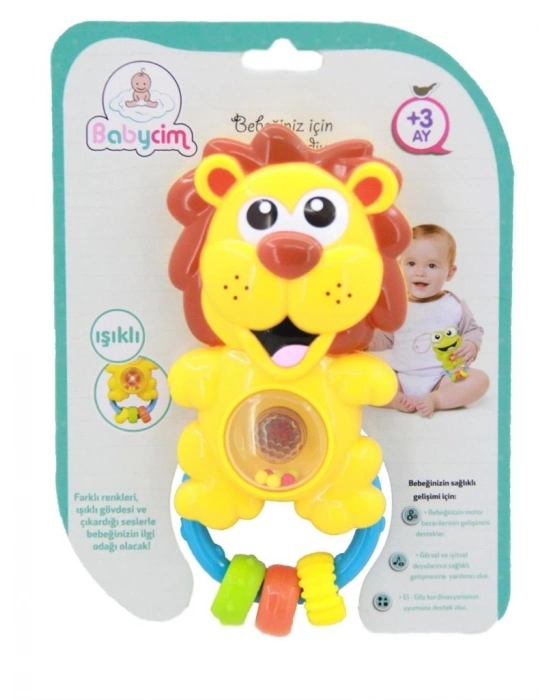 ® URT041-004 BABYCİM NEŞELİ SSLİ PİLLİ ASLAN ÇINGIRK