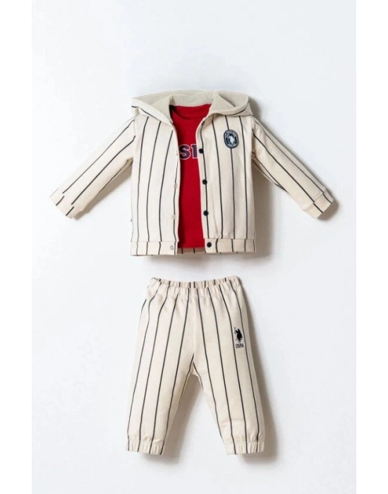 U.S. Polo 3lü Takım USB2871 Kırmızı