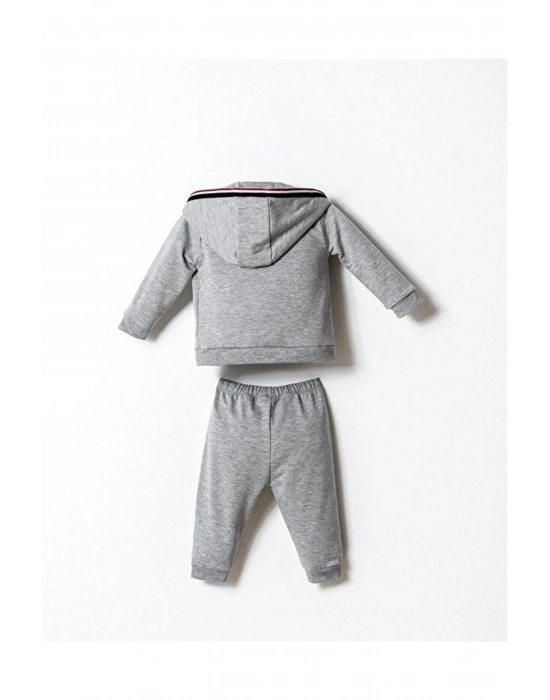 U.S. Polo 3lü Takım USB2875 Gri Melanj