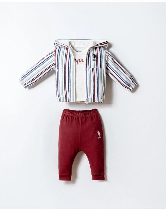 U.S. Polo 3lü Takım USB2878 Beyaz