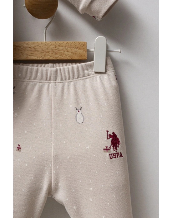 U.S. Polo Assn 2 li Takım USB2532 Bej