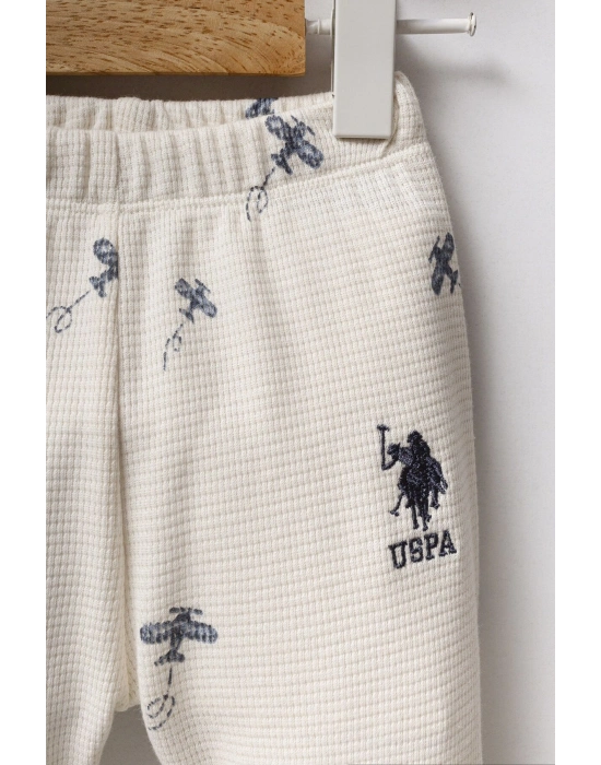 U.S. Polo Assn 2 li Takım USB2605 Ekru