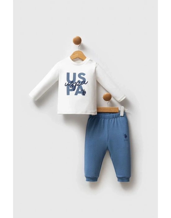 U.S. Polo Assn 3lü Takım USB2558 Mavi
