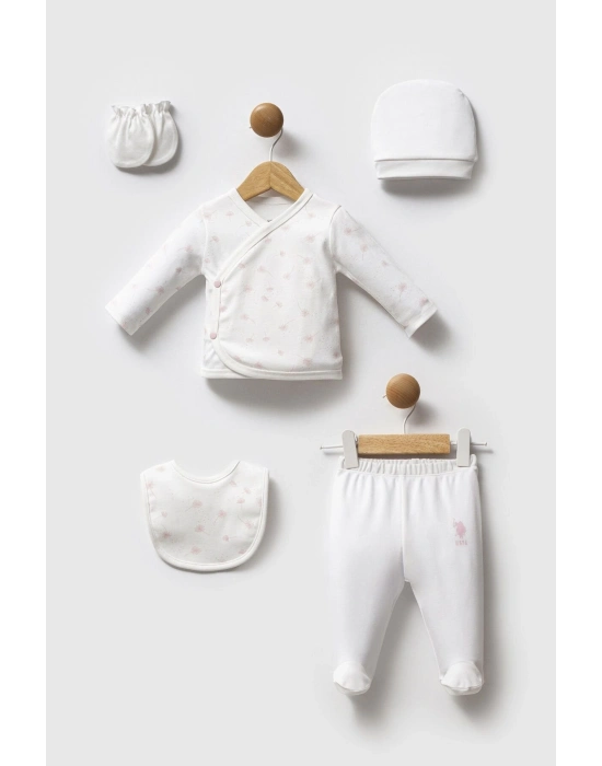 U.S. Polo Assn Hastane Çıkışı 5’li set USB2701 Beyaz