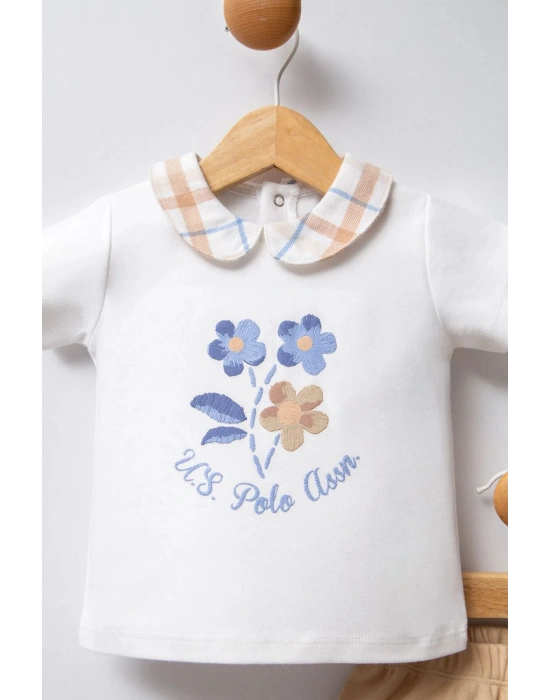 U.S Polo Bebek 2Li Takım USB2380 Beyaz