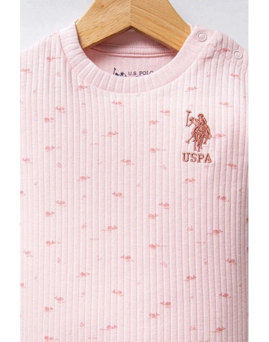 U.S Polo Bebek 2Li Takım USB2456 Pudra