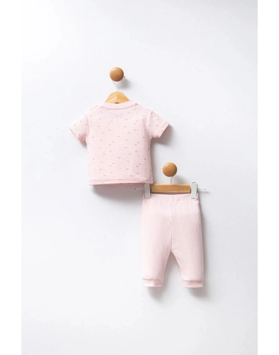 U.S Polo Bebek 2Li Takım USB2456 Pudra