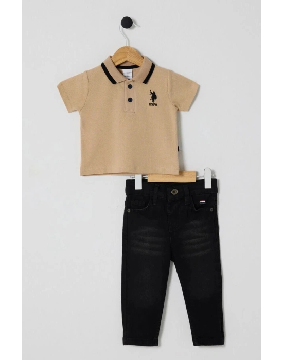 U.S Polo Bebek 2Li Takım USB2626 Bej