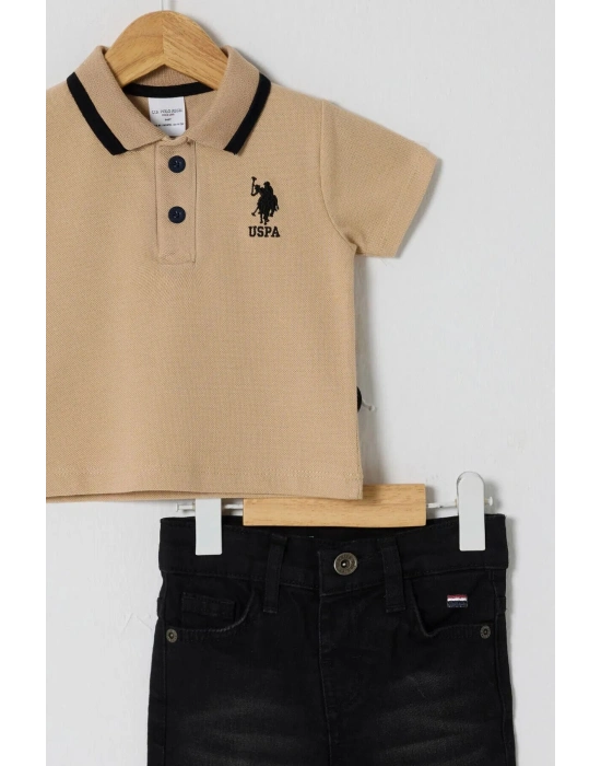 U.S Polo Bebek 2Li Takım USB2626 Bej