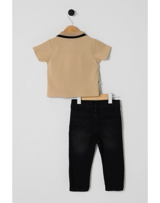 U.S Polo Bebek 2Li Takım USB2626 Bej