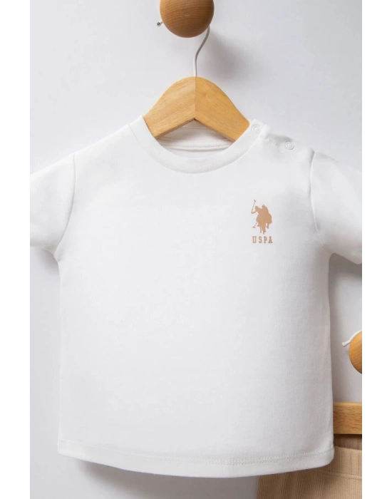 U.S Polo Bebek 3Lü Takım USB2382 Beyaz