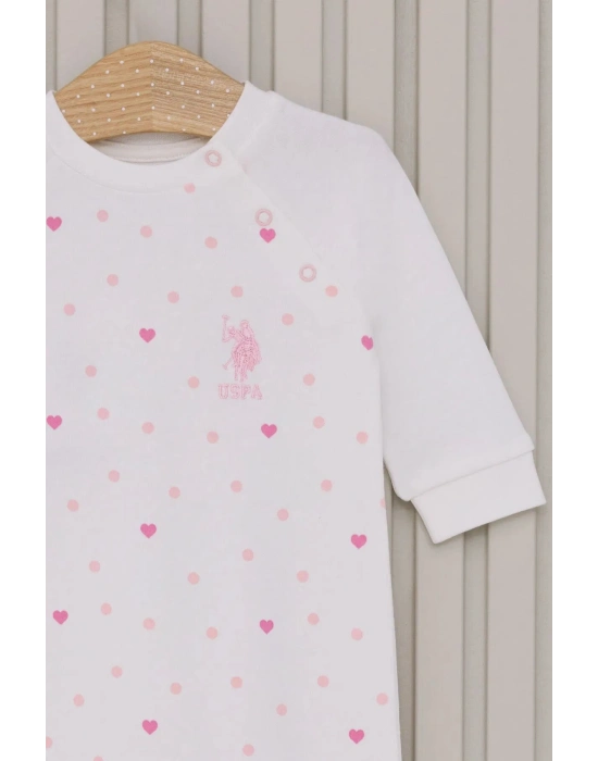 U.S Polo Bebek Tulum USB2105 Krem