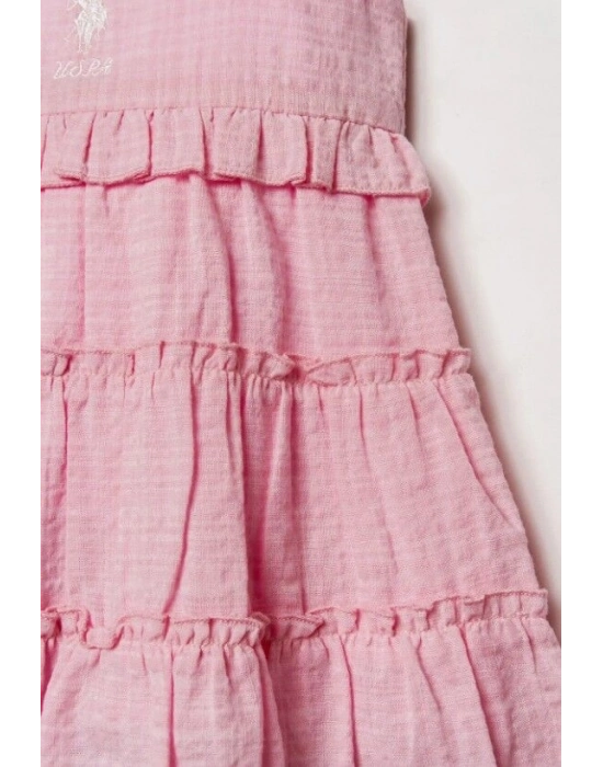 U.S. Polo Elbise USB3033 Pembe