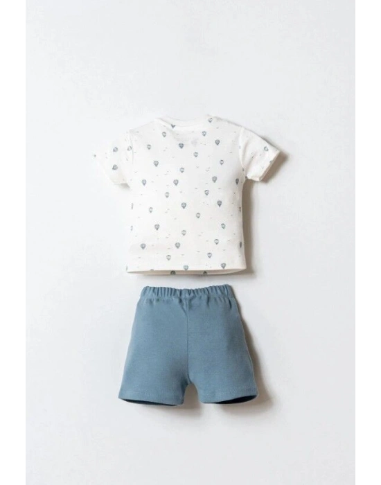 U.S. Polo Şortlu Takım USB2855 Beyaz