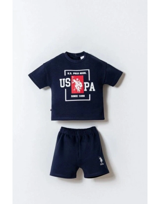 U.S. Polo Şortlu Takım USB2868 Lacivert