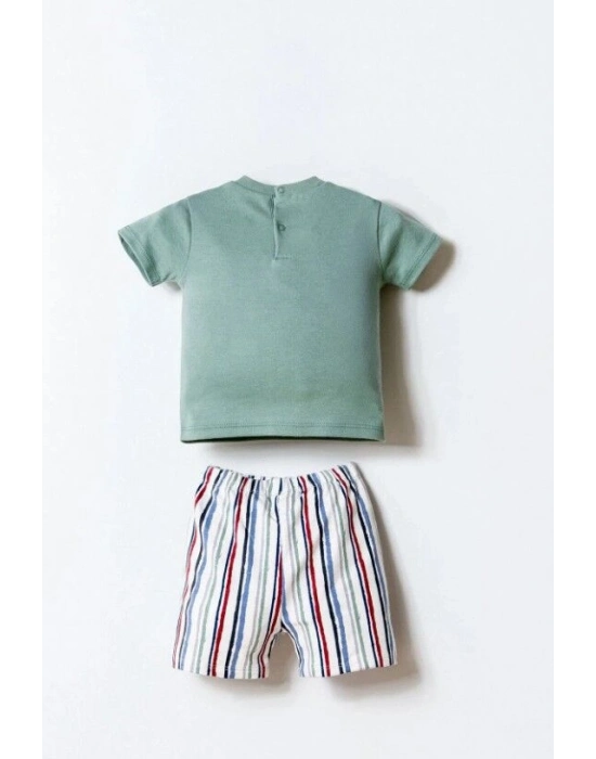 U.S. Polo Şortlu Takım USB2880 Yeşil