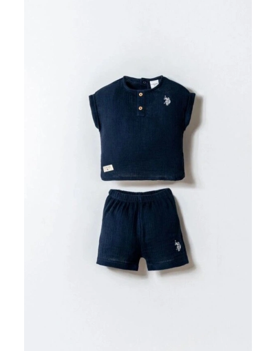 U.S. Polo Şortlu Takım USB2882 Lacivert
