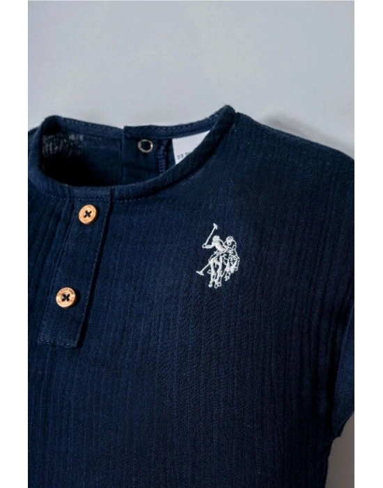 U.S. Polo Şortlu Takım USB2882 Lacivert