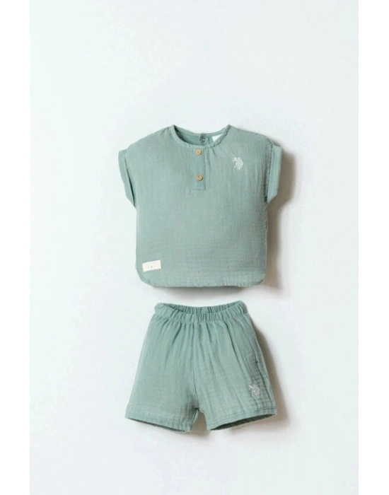 U.S. Polo Şortlu Takım USB2882 Mint