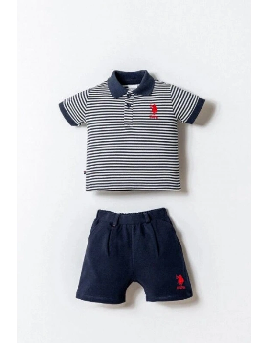 U.S. Polo Şortlu Takım USB2907 Lacivert