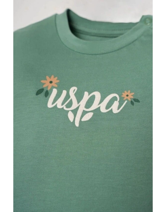 U.S. Polo Şortlu Takım USB2982 Yeşil