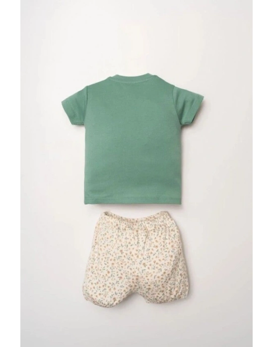 U.S. Polo Şortlu Takım USB2982 Yeşil