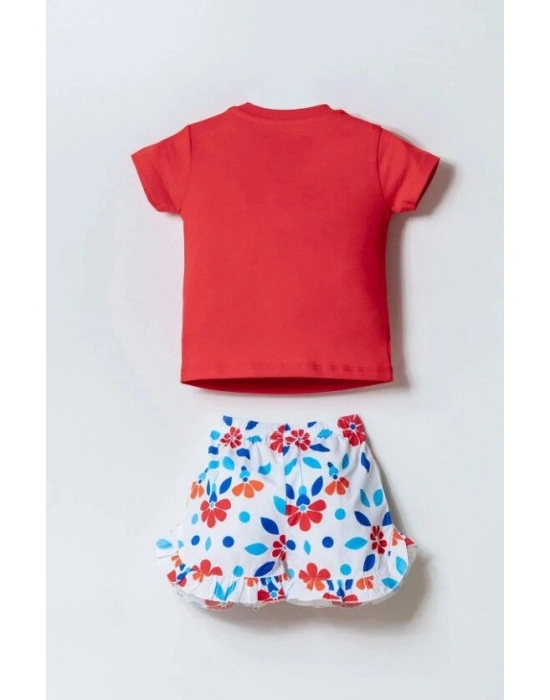 U.S. Polo Şortlu Takım USB2999 Nar Çiçeği