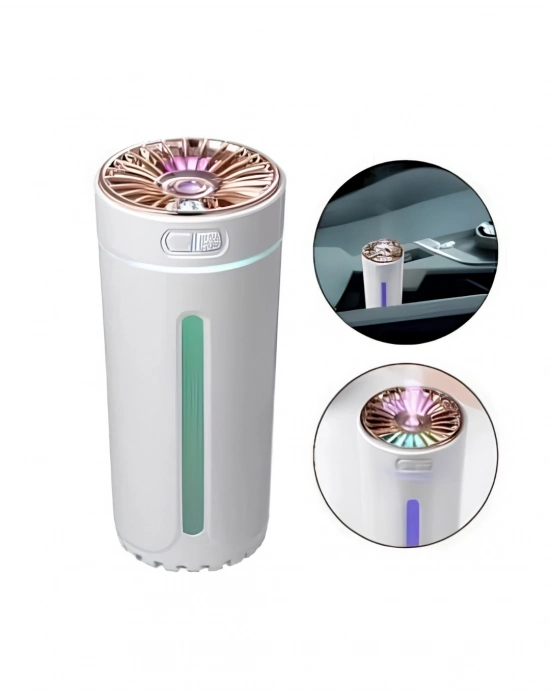 USB Araç Nemlendirici 5 Esans Hediyeli Renkli Işıklı Mini Difüzör