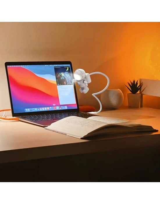 ®  USB Astronot Gece ası, Masa ası, Kitap Okuma ası Işığı