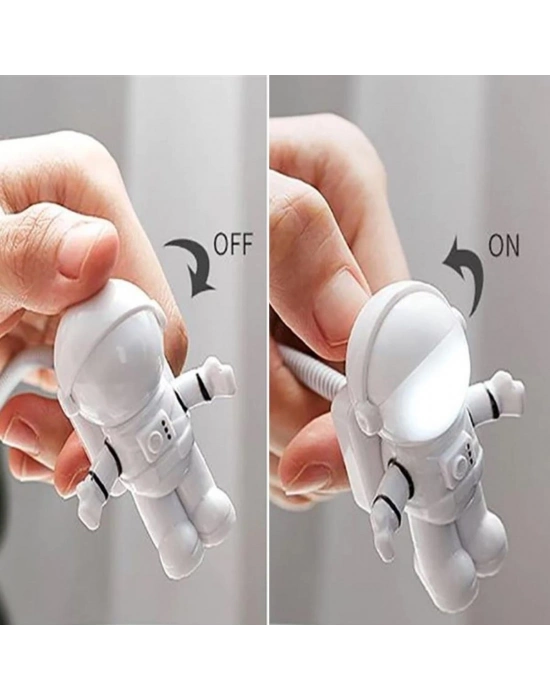 ®  USB Astronot Gece ası, Masa ası, Kitap Okuma ası Işığı