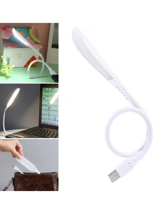 ®  USB Girişli 14 Ledli 3 Kademeli Dokunmatik Masa/Kitap Okuma ası Ledi Beyaz