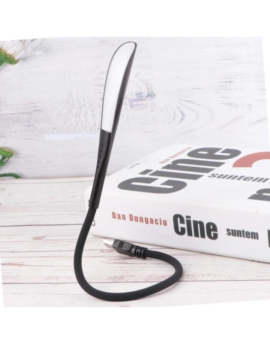 ®  USB Girişli 14 Ledli 3 Kademeli Dokunmatik Masa/Kitap Okuma ası Ledi Siyah