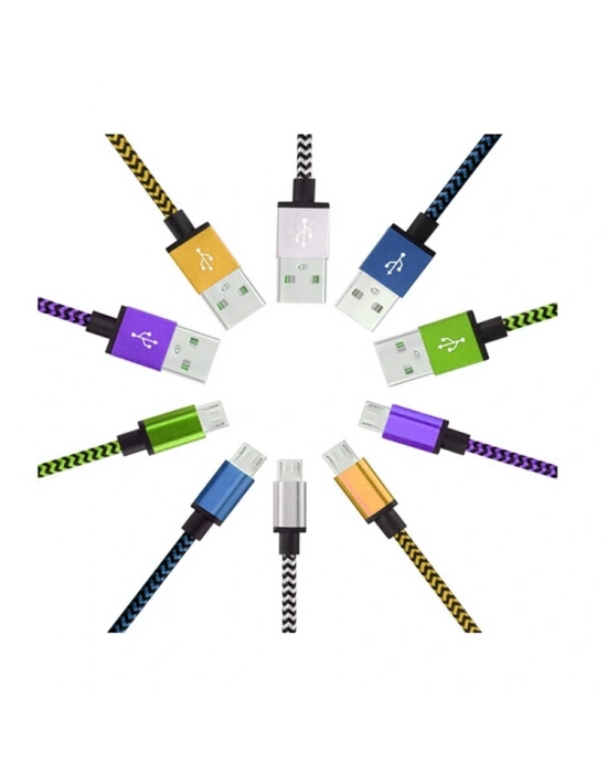 Usb Kablosu 2a - Hızlı Şarj Veri Kablosu Android