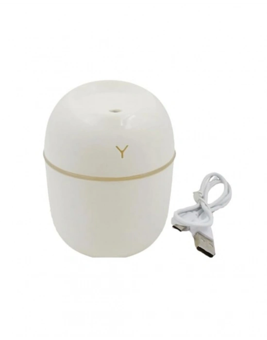 USB Mini Nemlendirici Aromaterapi Difüzörü LED Işıklı 5 Esanslı