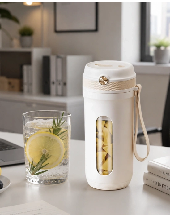 USB Şarjlı Mini Smoothie Blender Pratik Meyve Karıştırıcı 350 ML